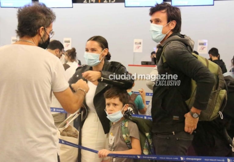 Las fotos de Pampita con sus hijos y Roberto García Moritán rumbo a sus increíbles vacaciones en Punta Cana