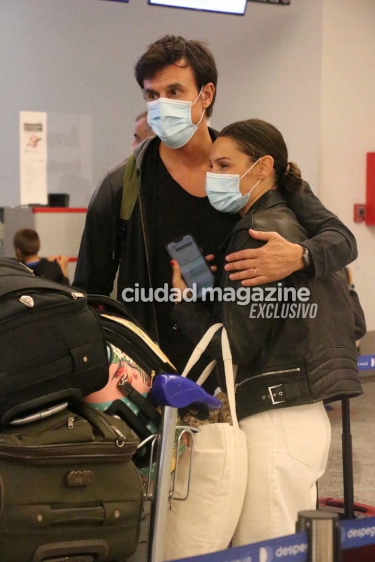 Las fotos de Pampita con sus hijos y Roberto García Moritán rumbo a sus increíbles vacaciones en Punta Cana