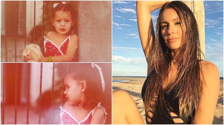 Las fotos de Pampita cuando tenía 3 años (Fotos: Instagram)