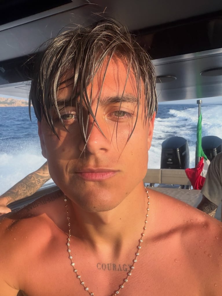 Las fotos de Paulo Dybala, en el verano italiano (Foto: Instagram)