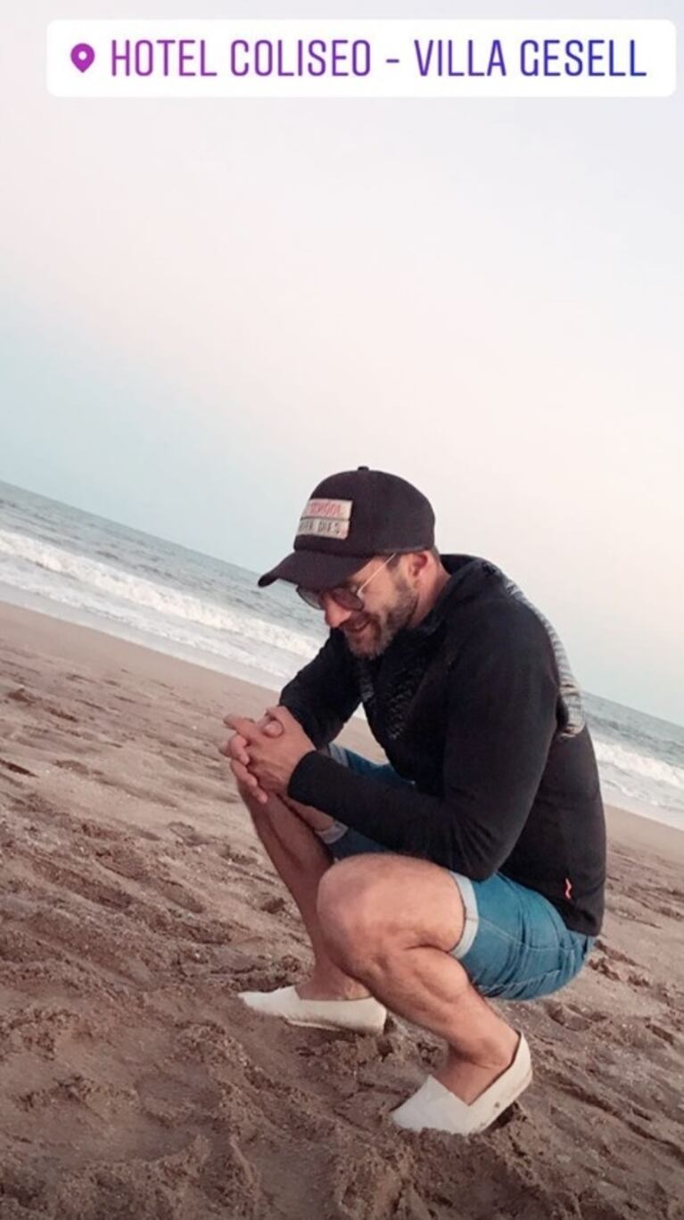 Las fotos de Santiago Caamaño, el novio de Nazarena Vélez, a pura complicidad con su hijo Thiago: "Pegaron buena onda"