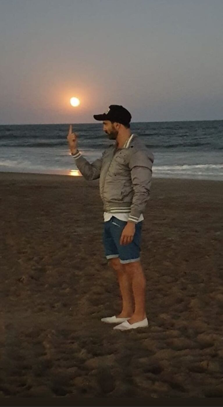 Las fotos de Santiago Caamaño, el novio de Nazarena Vélez, a pura complicidad con su hijo Thiago: "Pegaron buena onda"