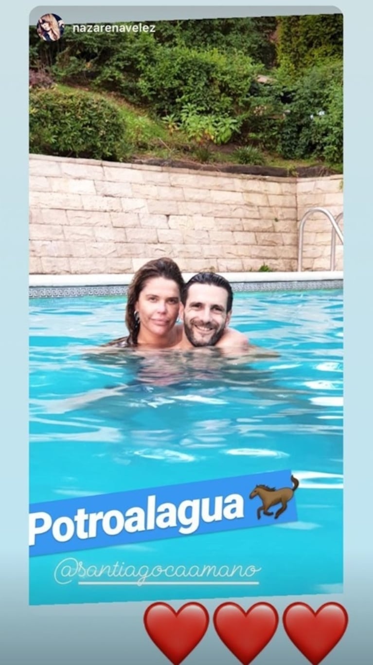 Las fotos de Santiago Caamaño, el novio de Nazarena Vélez, a pura complicidad con su hijo Thiago: "Pegaron buena onda"