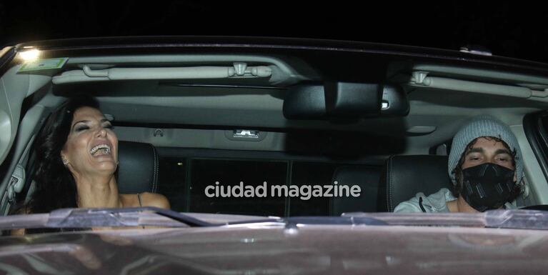 Las fotos de Silvina Escudero y su novio, enamorados y mimosos, tras su reconciliación. Foto: Movilpress
