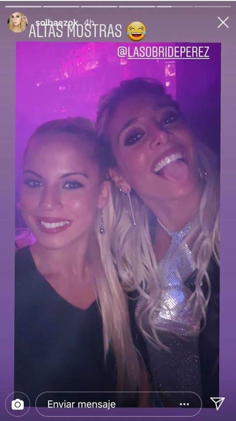 Las fotos de Sol Pérez bailando con una amiga en el show de El Polaco