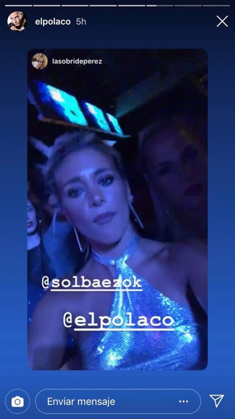 Las fotos de Sol Pérez bailando con una amiga en el show de El Polaco