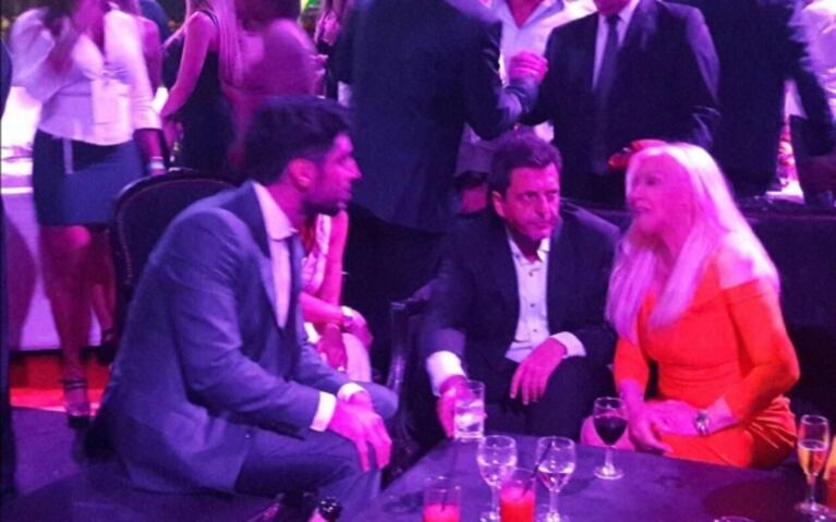 Las fotos de Susana Giménez y Facundo Moyano (¡muy cerquita!) en una fiesta gremial: ¿qué pasa entre ellos?