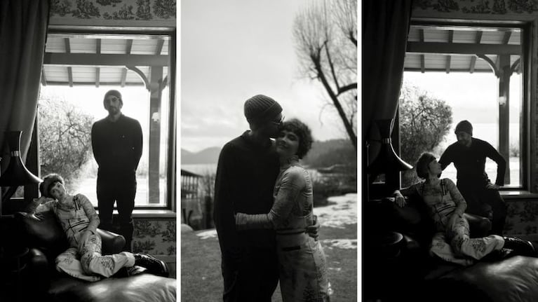 "Las fotos de tus padres cuando eran jóvenes", escribió Celeste en sus historias. Crédito Instagram