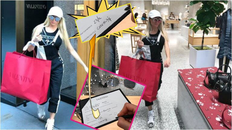 Las fotos de Vicky Xipolitakis haciendo compras en la Quinta Avenida. Foto: Instagram