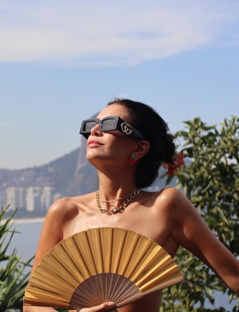 Las fotos de Zaira Nara en topless desde Brasil que causaron furor