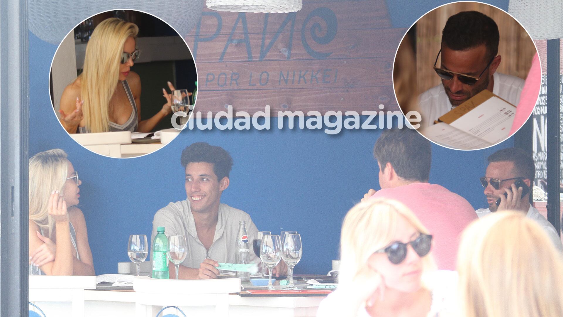 Las fotos del almuerzo de Luciana Salazar y Martín Baclini con amigos en Punta del Este