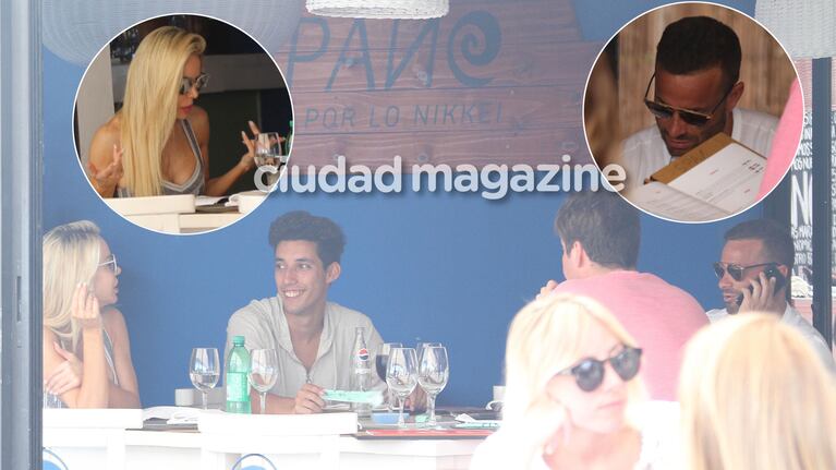 Las fotos del almuerzo de Luciana Salazar y Martín Baclini con amigos en Punta del Este