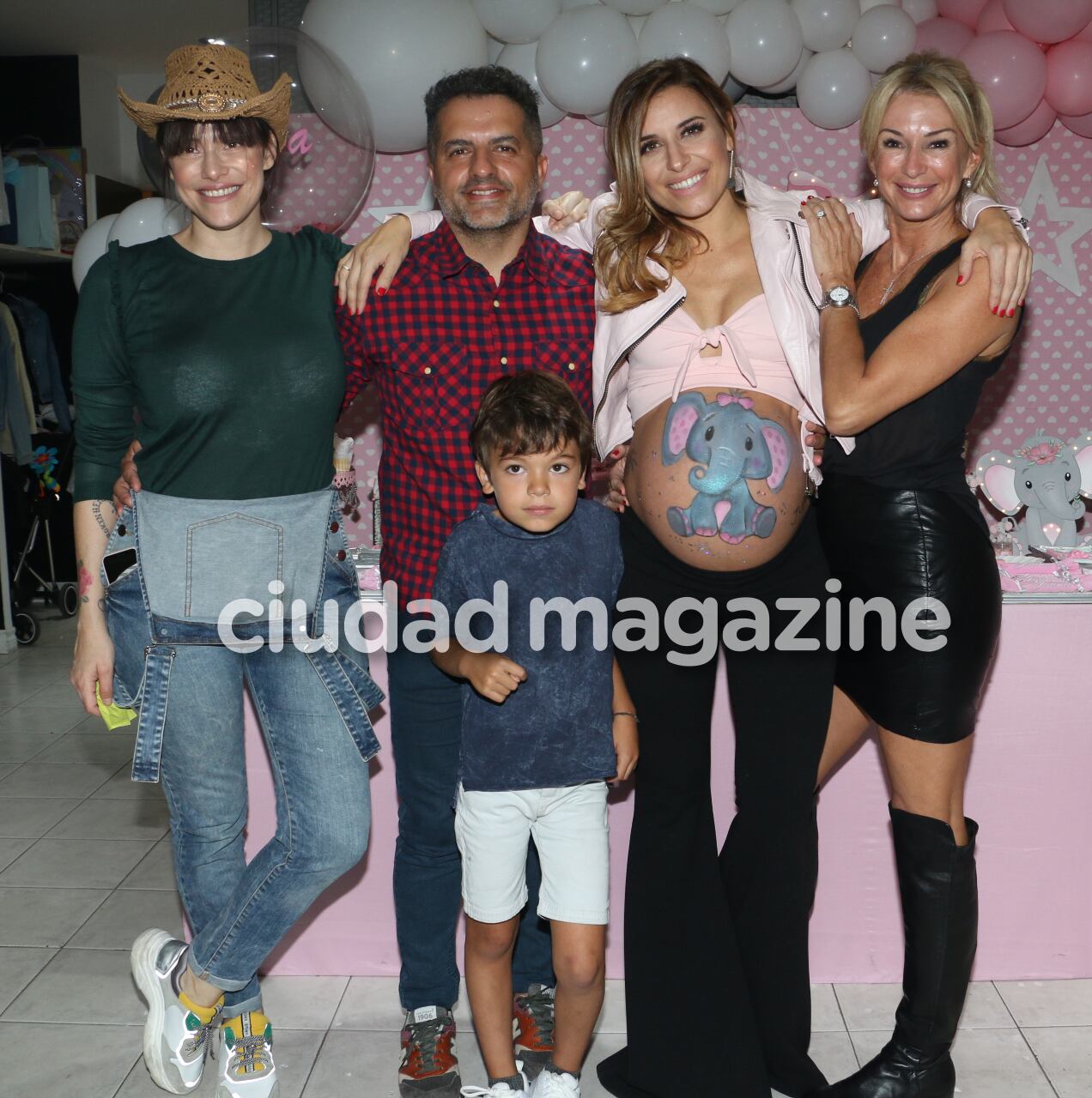 Las fotos del baby shower de Mariana Brey. Foto: Movilpress