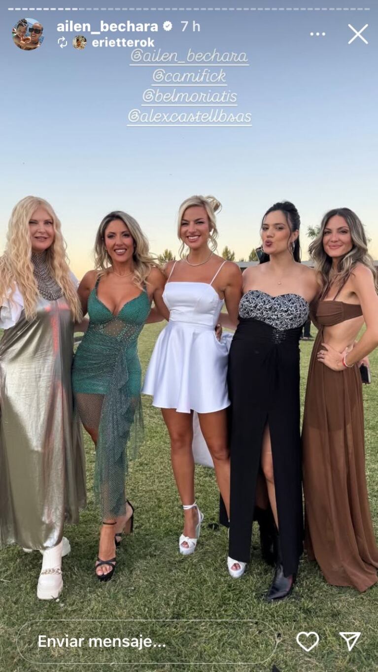 Las fotos del casamiento de Ailén Bechara y Agustín Jiménez (Foto: Instagram).