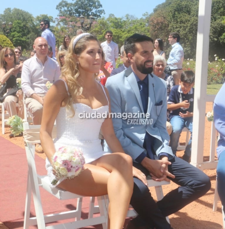 Las fotos del casamiento de Flavio Azzaro con Sol Nobile: llanto desconsolado y mucho amor