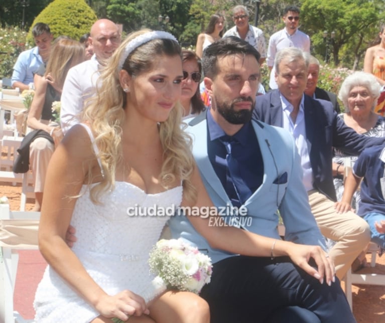 Las fotos del casamiento de Flavio Azzaro con Sol Nobile: llanto desconsolado y mucho amor