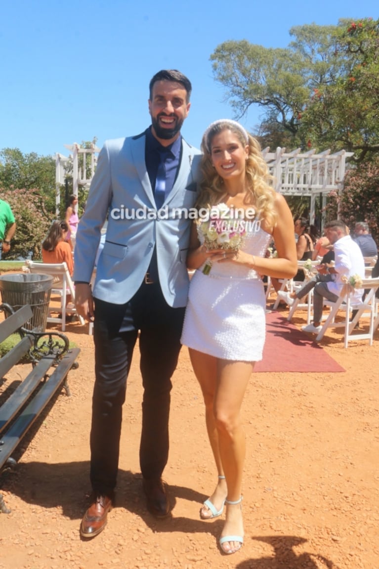 Las fotos del casamiento de Flavio Azzaro con Sol Nobile: llanto desconsolado y mucho amor