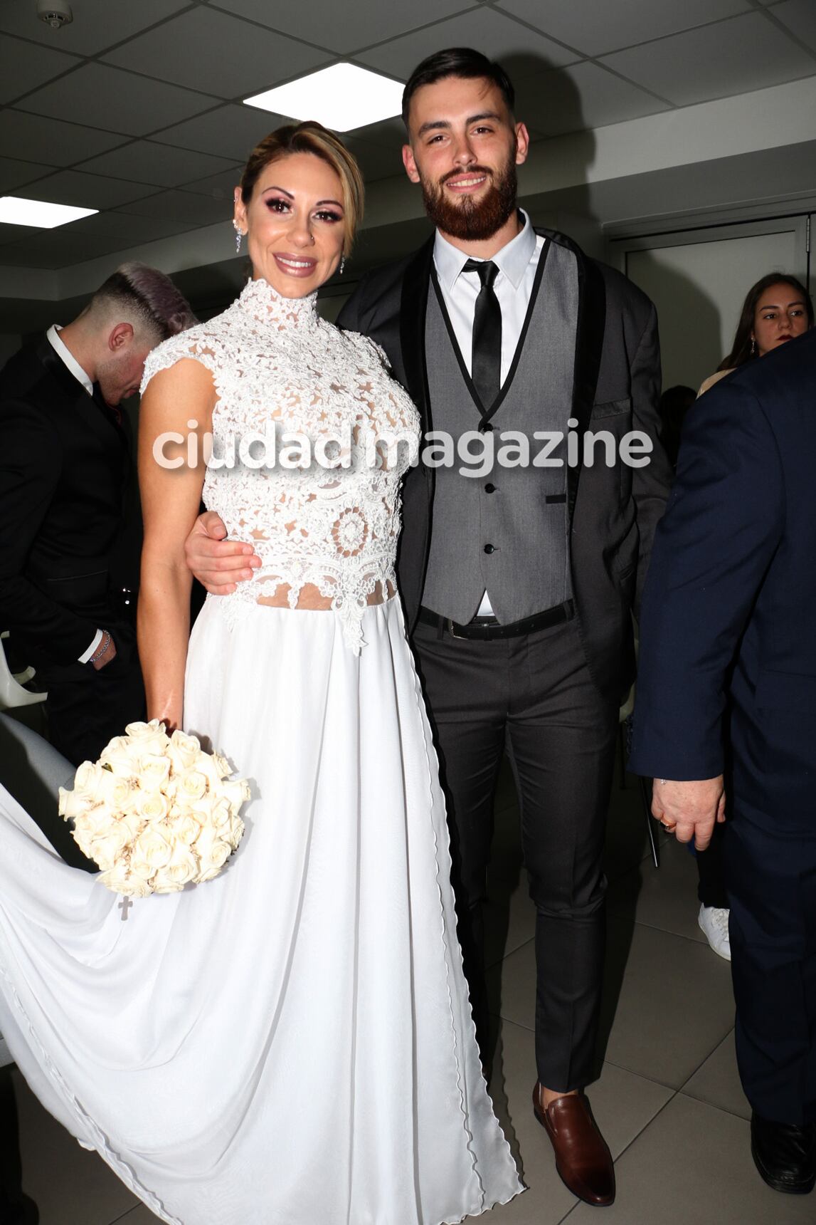 Las fotos del casamiento de Mónica Farro y Leandro Pena. (Foto: Movilpress)