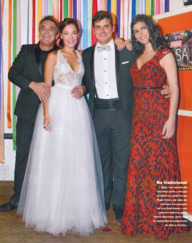 Las fotos del casamiento de Sabrina Artaza... ¿y un mensaje para Nito?: "Una boda como la mía contagia, y papá es muy apasionado"