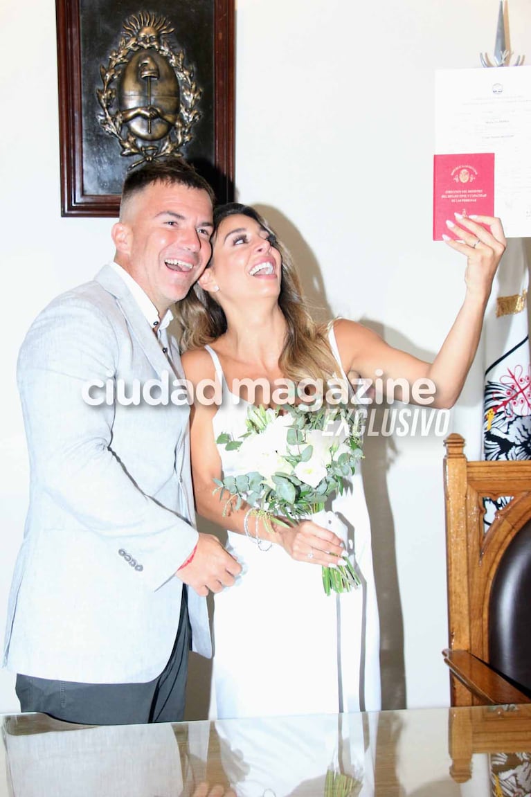 Las fotos del casamiento por civil de Sol Pérez y Guido Mazzoni