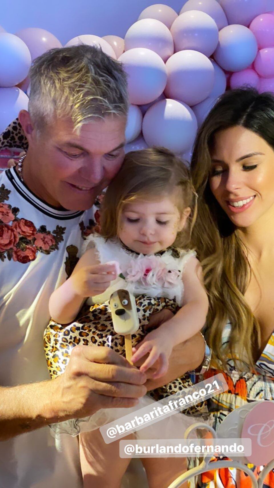 Las fotos del cumpleaños de Chloe, la hija de Jesica Cirio. Foto: Instagram