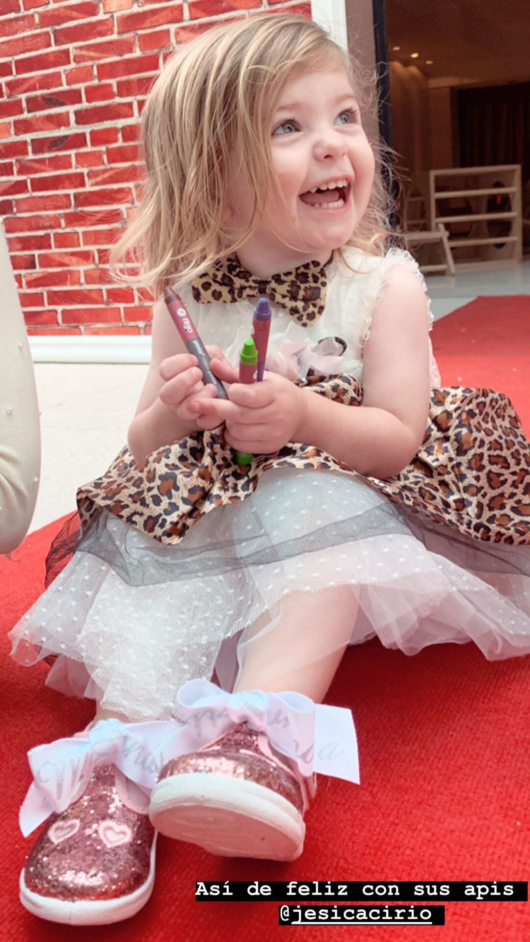 Las fotos del cumpleaños de Chloe, la hija de Jesica Cirio. Foto: Instagram