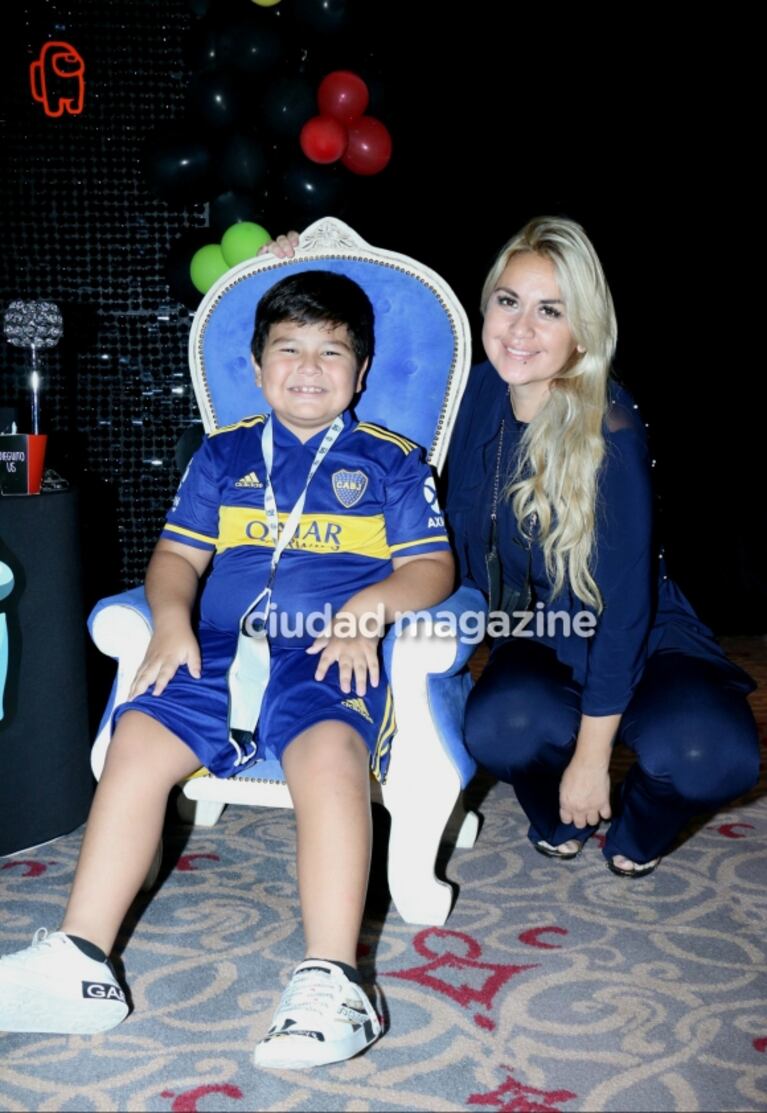 Las fotos del cumpleaños de Dieguito Fernando Maradona: fiesta con los colores de Boca y mucho amor con Verónica Ojeda