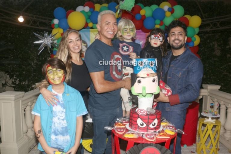 Las fotos del cumpleaños de Dionisio, el hijo de Flavio Mendoza: el imperdible álbum de la fiesta de superhéroes