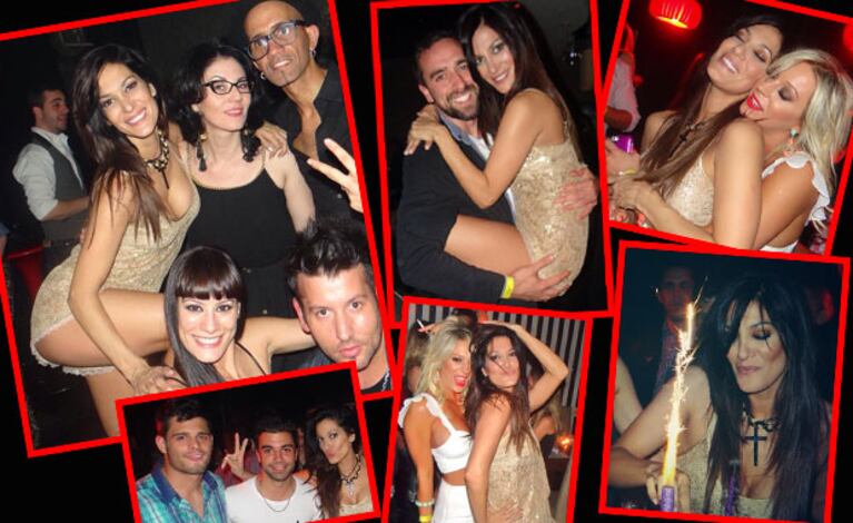 Las fotos del cumpleaños de soltera de Silvina Escudero… ¡y su mini vestido para el infarto! (Foto: Twitter)
