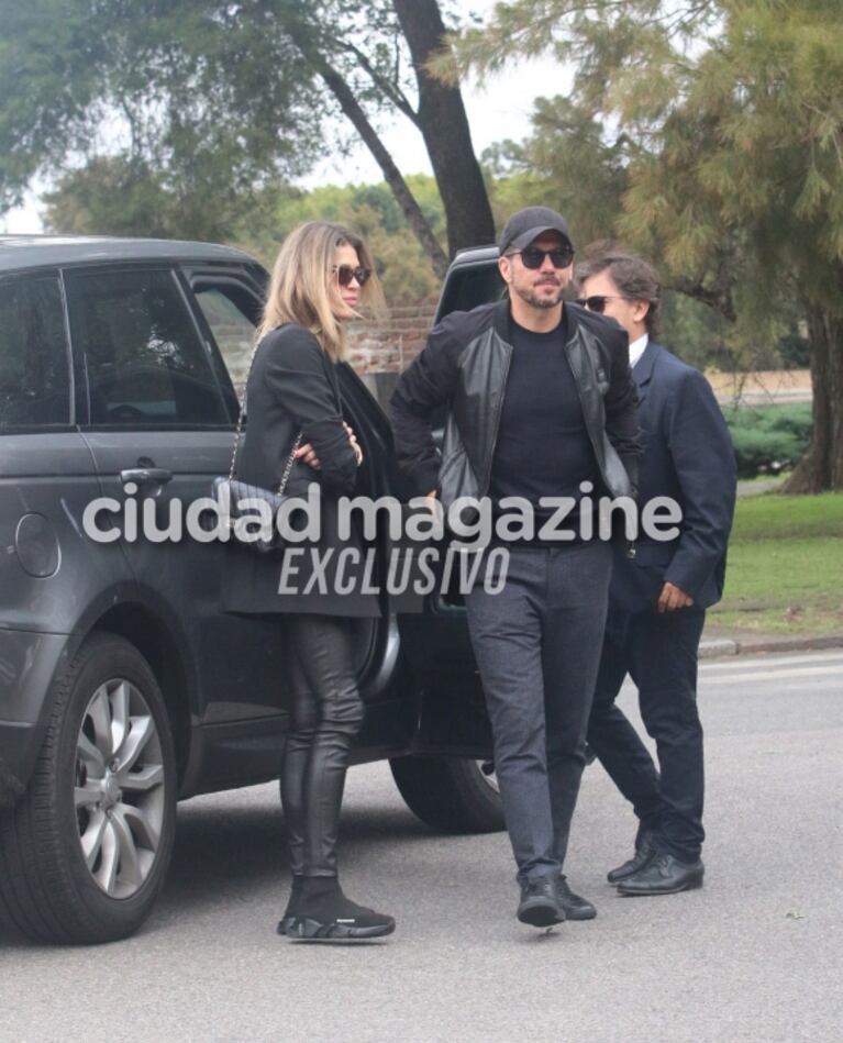 Las fotos del emotivo último adiós de Cholo Simeone a su padre Carlos en el cementerio de la Chacarita