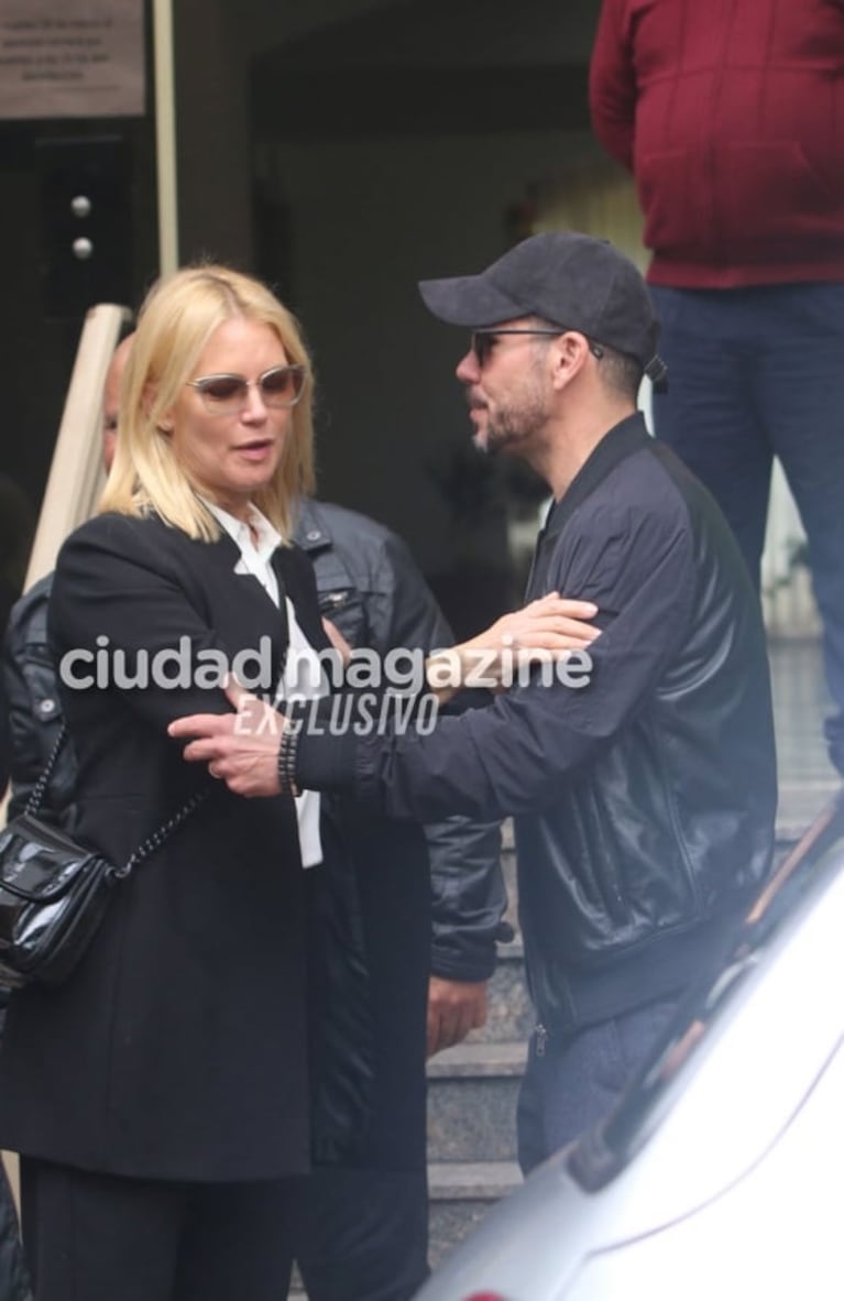 Las fotos del emotivo último adiós de Cholo Simeone a su padre Carlos en el cementerio de la Chacarita