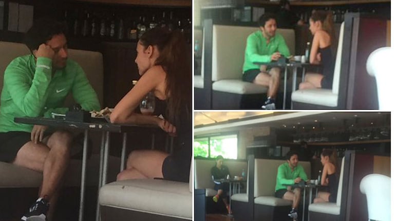 Las fotos del encuentro cara a cara de Pampita y Vicuña en medio de la separación. (Foto: Twitter)