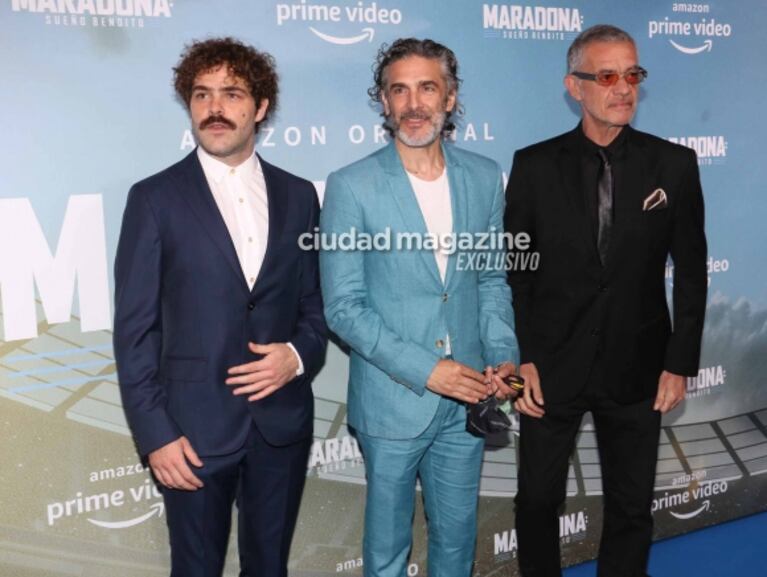 Las fotos del estreno de la serie de Diego Maradona: el elenco de Sueño Bendito a puro glamour en la cancha de Argentinos Juniors