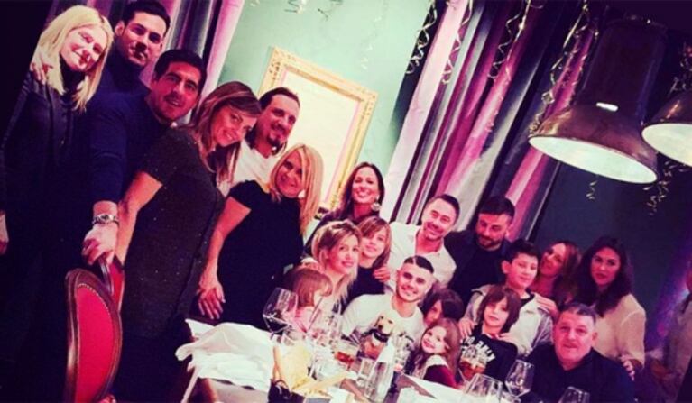 Las fotos del exclusivo festejo de cumpleaños de Mauro Icardi con Wanda Nara y su familia