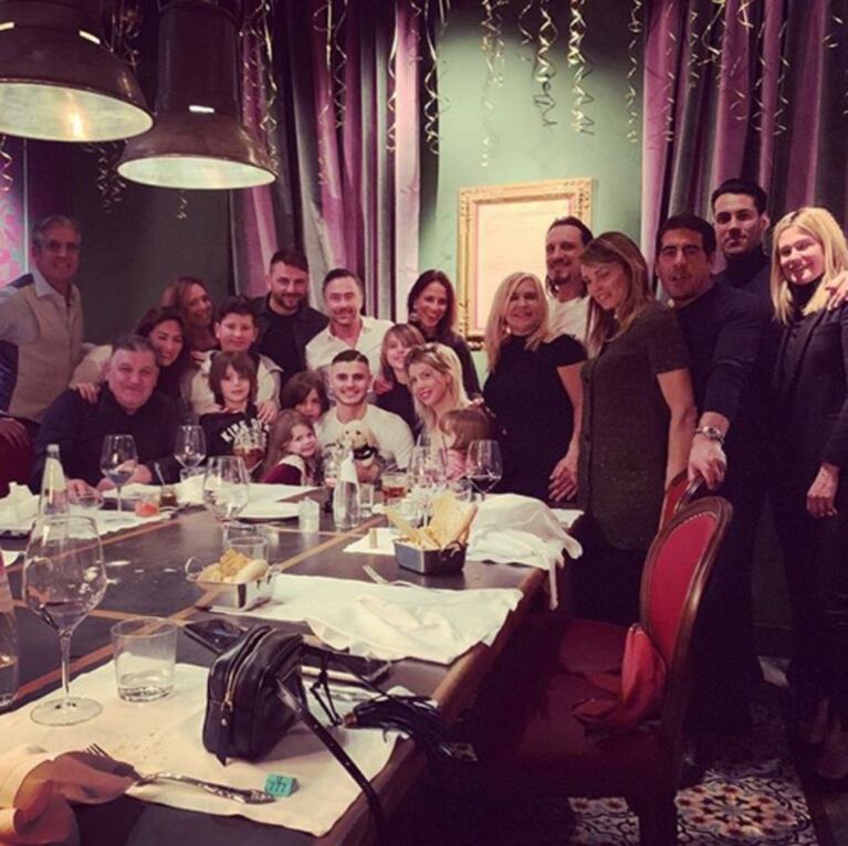 Las fotos del exclusivo festejo de cumpleaños de Mauro Icardi con Wanda Nara y su familia