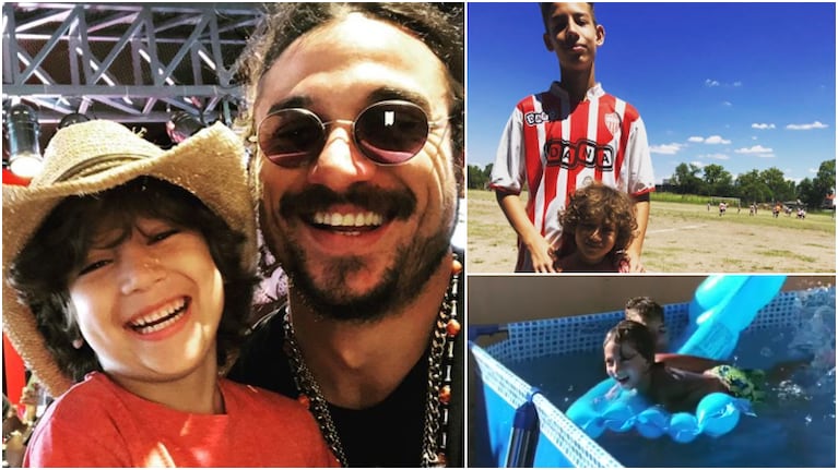 Las fotos del fin de semana de Daniel Osvaldo y Morrison, su hijo con Jimena Barón: Momo Stone