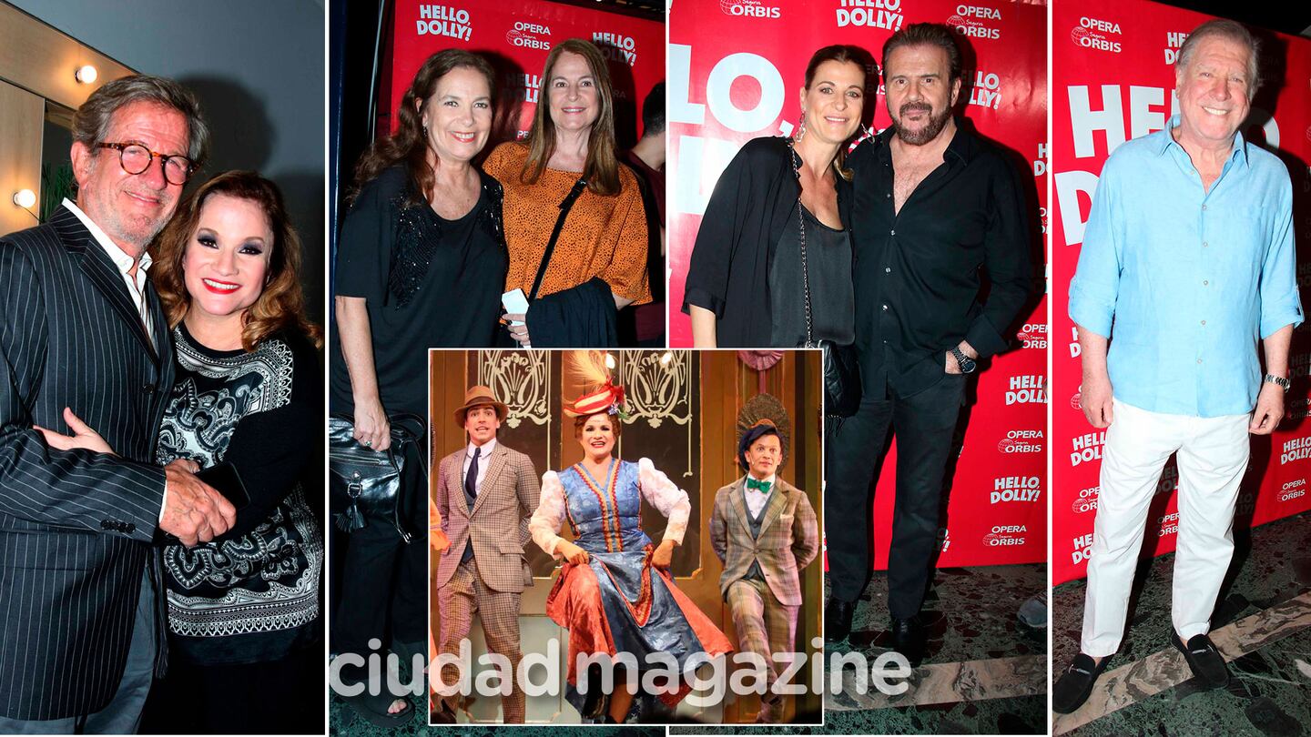 Las fotos del hall de famosos en el estreno de Hello Dolly!: noche entre amigos, familiares y artistas. (Foto: Movilpress)