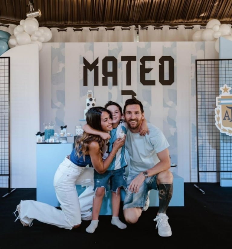 Las fotos del increíble cumple "bien argentino" de Mateo, el hijo de Lionel Messi y Antonela Roccuzzo