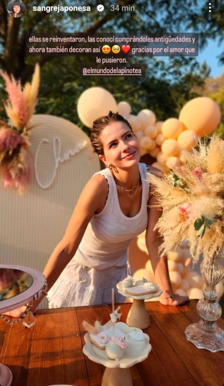 Las fotos del increíble cumpleaños de China Suárez: festejo al aire libre y diversión en un enorme inflable