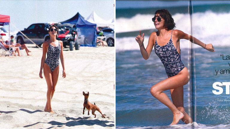 Las fotos del lomazo de Tini Stoessel en Pinamar. (Foto: revista Gente)