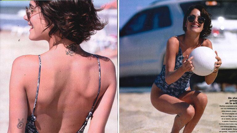 Las fotos del lomazo de Tini Stoessel en Pinamar. (Foto: revista Gente)