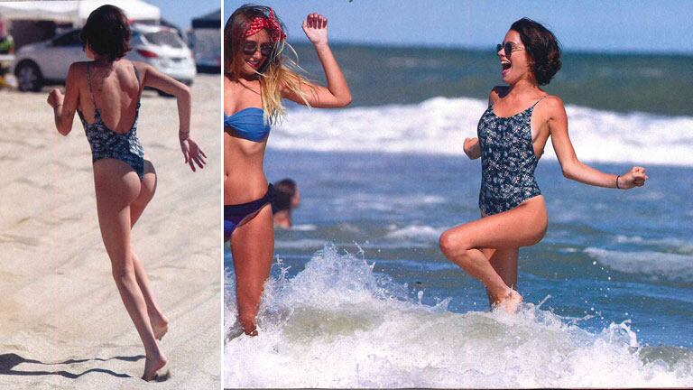 Las fotos del lomazo de Tini Stoessel en Pinamar. (Foto: revista Gente)