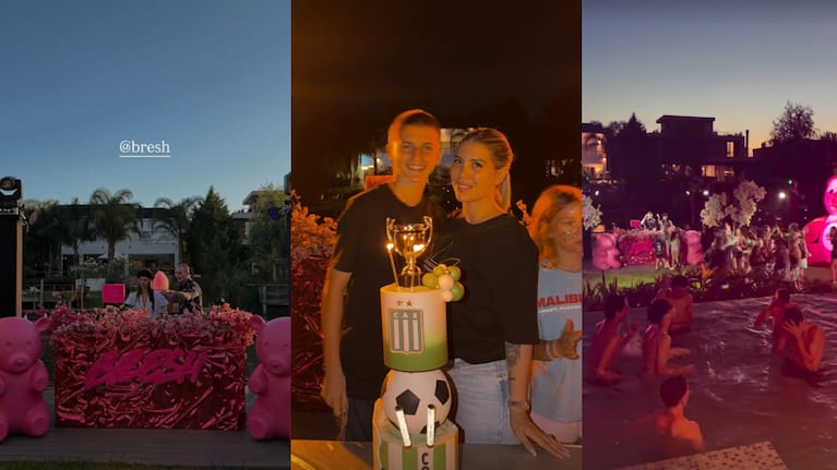 Las fotos del mega cumpleaños del hijo de Wanda Nara, Constantino: fiesta Bresh, pool party y tragos | Créditos: wanda_nara