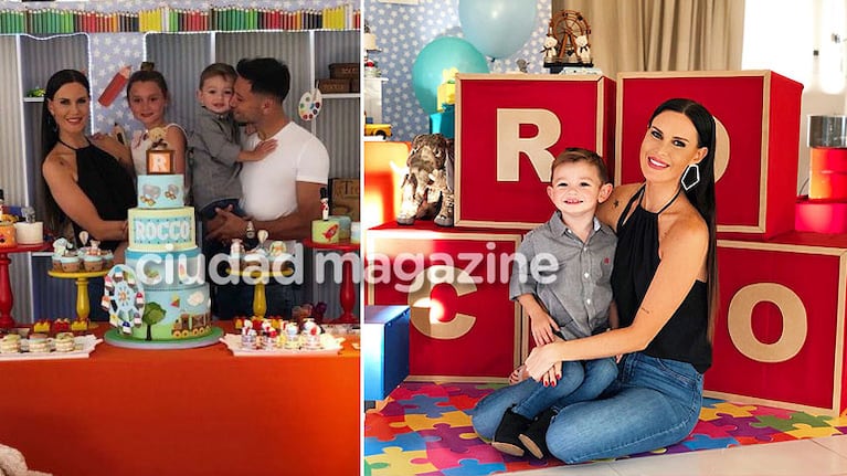 Las fotos del súper cumpleaños de Rocco, el hijo menor de Natalia Weber y Mauro Zarate