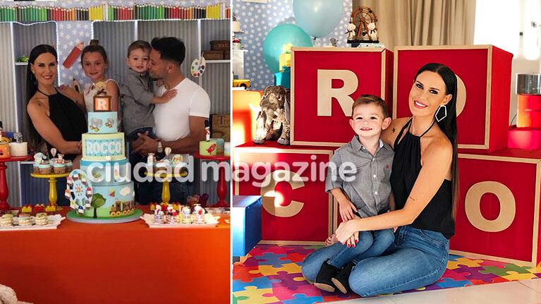 Las fotos del súper cumpleaños de Rocco, el hijo menor de Natalia Weber y Mauro Zarate