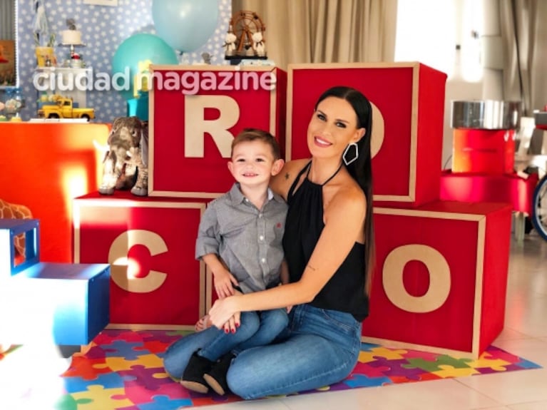Las fotos del súper cumpleaños de Rocco, el hijo menor de Natalie Weber y Mauro Zárate