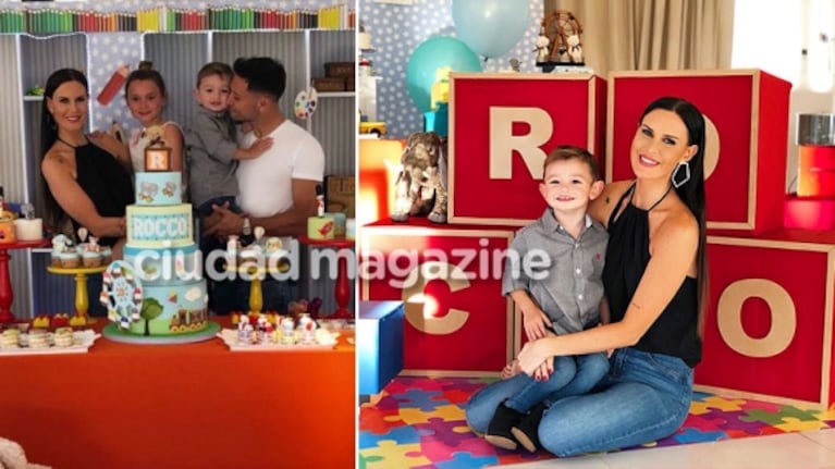 Las fotos del súper cumpleaños de Rocco, el hijo menor de Natalie Weber y Mauro Zárate