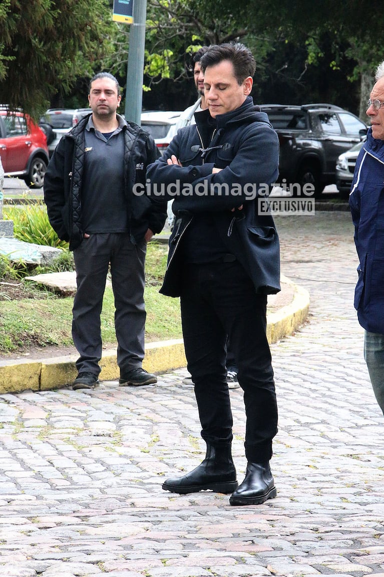 Las fotos del último adiós a Antonio Grimau en el Cementerio de Chacarita.