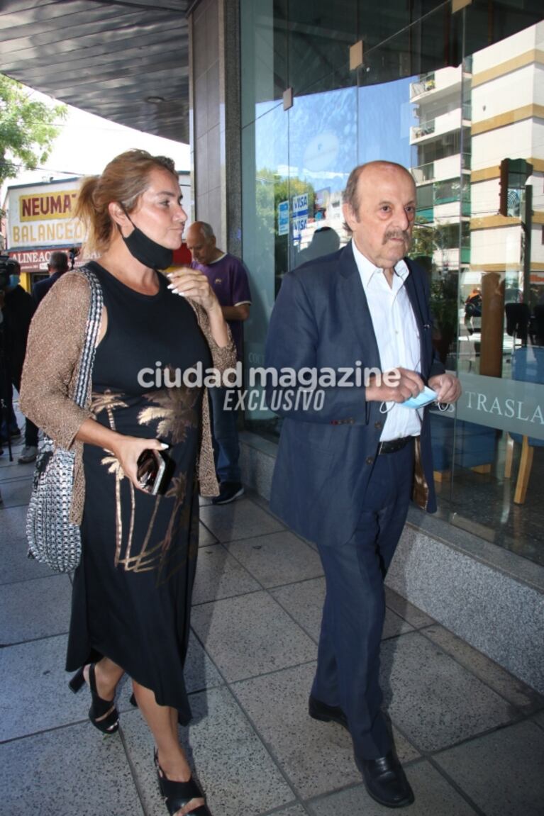 Las fotos del último adiós a Gerardo Rozín: familiares y amigos en la triste despedida