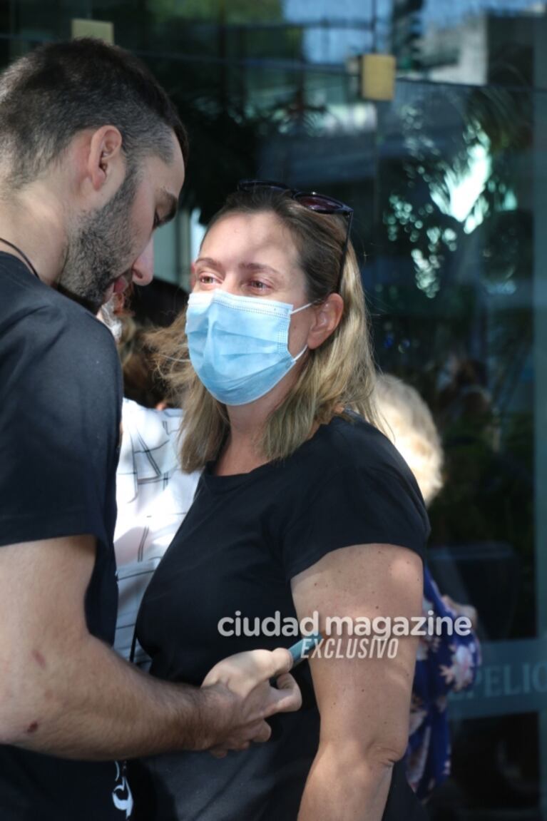 Las fotos del último adiós a Gerardo Rozín: familiares y amigos en la triste despedida